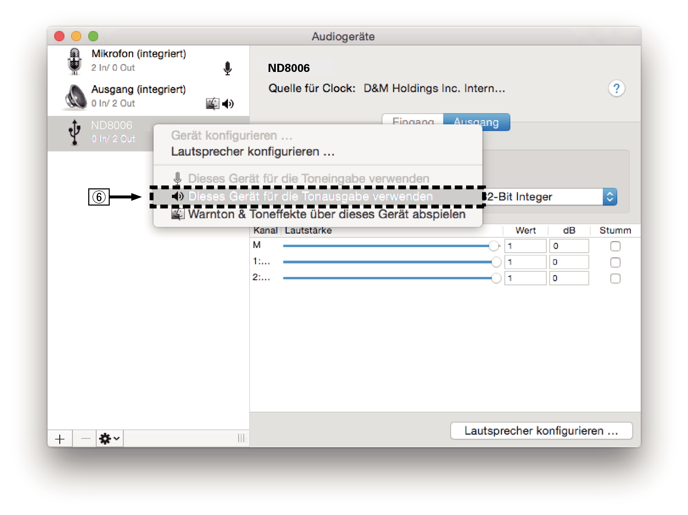 MacOS setting 1 ND8006